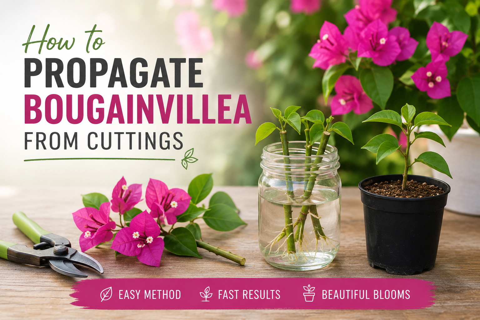 How to Propagate Bougainvillea From Cuttings