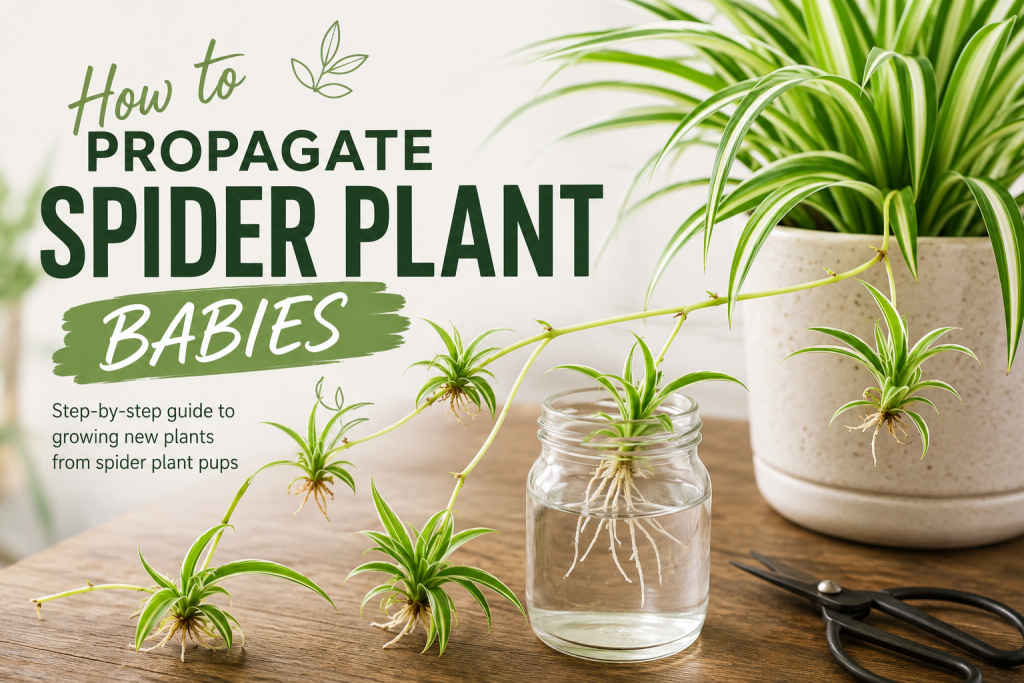 How to Propagate Spider Plant Babies